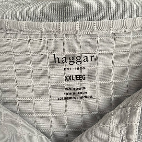 Men’s Haggar Grey Polo - Picture 3 of 3
